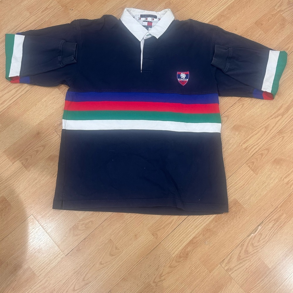 Multicolor Striped Polo Shirt